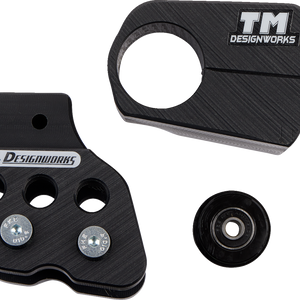T.M. DESIGNWORKS Chain Guide/Slider - Banshee 350 - Black YCP-BAN-BK