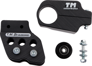 T.M. DESIGNWORKS Chain Guide/Slider - Banshee 350 - Black YCP-BAN-BK