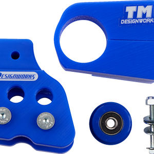 T.M. DESIGNWORKS Chain Guide/Slider - Banshee 350 - Blue YCP-BAN-BU