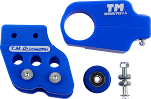 T.M. DESIGNWORKS Chain Guide/Slider - Banshee 350 - Blue YCP-BAN-BU