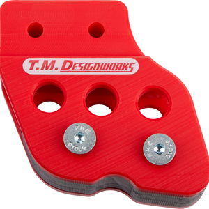 T.M. DESIGNWORKS Chain Guide - Red - Honda/Yamaha/Kawasaki/Suzuki RCG-007-RD