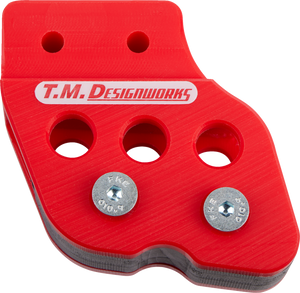 T.M. DESIGNWORKS Chain Guide - Red - Honda/Yamaha/Kawasaki/Suzuki RCG-007-RD