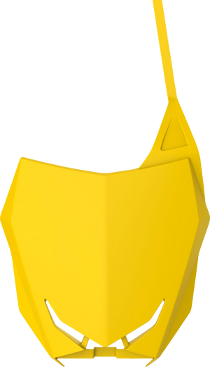 POLISPORT Number Plate - Restyle - Yellow - Suzuki - RM 8666600004