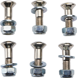 MOOSE OFFROAD Bolts with Nuts/Washers - Sprocket - M8 x 30 mm - 6 Pack - Kawasaki 039-6477