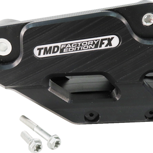 T.M. DESIGNWORKS Factory Edition Chain Guide With Replacement Wear Pad - Black - Gas Gas/Husqvarna/KTM RCG-KT5-BK