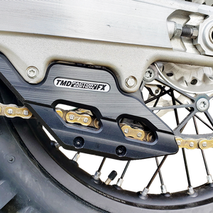 T.M. DESIGNWORKS Factory Edition Chain Guide With Replacement Wear Pad - Black - Gas Gas/Husqvarna/KTM RCG-KT5-BK