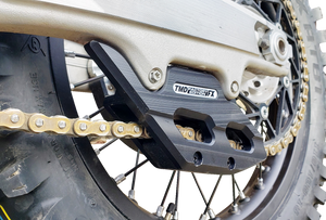 T.M. DESIGNWORKS Factory Edition Chain Guide With Replacement Wear Pad - Black - Gas Gas/Husqvarna/KTM RCG-KT5-BK