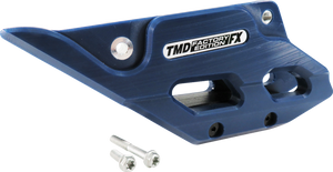 T.M. DESIGNWORKS Factory Edition Chain Guide With Replacement Wear Pad - Blue - Gas Gas/Husqvarna/KTM RCG-KT5-BL2