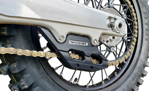 T.M. DESIGNWORKS Factory Edition Chain Guide With Replacement Wear Pad - Black - Gas Gas/Husqvarna/KTM RCG-KT5-BK