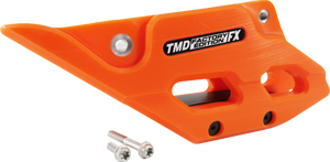 T.M. DESIGNWORKS Factory Edition Chain Guide With Replacement Wear Pad - Orange - Gas Gas/Husqvarna/KTM RCG-KT5-OR