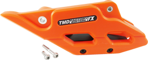 T.M. DESIGNWORKS Factory Edition Chain Guide With Replacement Wear Pad - Orange - Gas Gas/Husqvarna/KTM RCG-KT5-OR