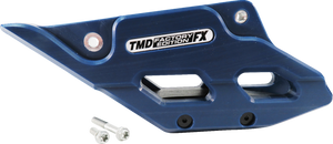 T.M. DESIGNWORKS Factory Edition Chain Guide With Replacement Wear Pad - Blue - Gas Gas/Husqvarna/KTM RCG-KT5-BL2