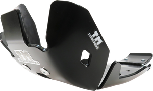 T.M. DESIGNWORKS Skid Plate - Black - Gas Gas | Husqvarna | KTM KHLG-258-BK