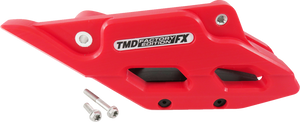 T.M. DESIGNWORKS Factory Edition Chain Guide With Replacement Wear Pad - Red - Gas Gas/Husqvarna/KTM RCG-KT5-RD