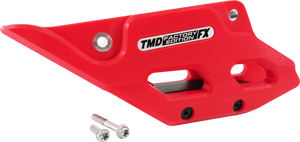 T.M. DESIGNWORKS Factory Edition Chain Guide With Replacement Wear Pad - Red - Gas Gas/Husqvarna/KTM RCG-KT5-RD