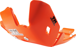 T.M. DESIGNWORKS Skid Plate - Orange - Gas Gas | Husqvarna | KTM KHLG-258-OR