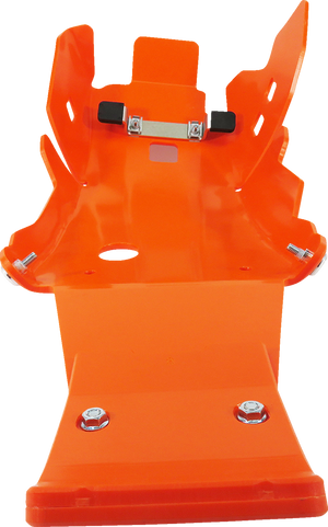 T.M. DESIGNWORKS Skid Plate - Orange - Gas Gas | Husqvarna | KTM KHLG-258-OR
