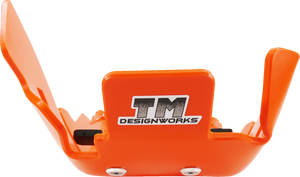T.M. DESIGNWORKS Skid Plate - Orange - Gas Gas | Husqvarna | KTM KTMC-258-OR