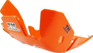 T.M. DESIGNWORKS Skid Plate - Orange - Gas Gas | Husqvarna | KTM KTMC-258-OR