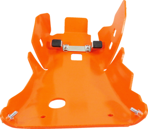 T.M. DESIGNWORKS Skid Plate - Orange - Gas Gas | Husqvarna | KTM KTMC-258-OR