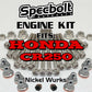CR250 Engine Bolt Kit for Honda CR 250 Specbolt Nickel Wurks (Titanium Look) Ti