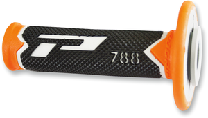 PRO GRIP Cross Triple Density 788 Grips - Gray/Orange/Black PA078800TGAC