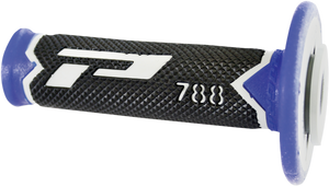 PRO GRIP Cross Triple Density 788 Grips - Gray/Blue/Black PA078800TGBL