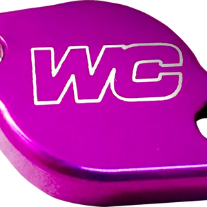 WORKS CONNECTION Rear Brake Cap - Purple - Kawasaki 21-P701