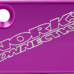 WORKS CONNECTION Front Brake Cap - Purple - Yamaha 21-P032