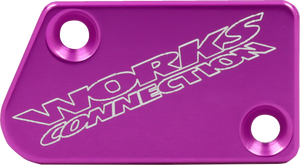WORKS CONNECTION Front Brake Cap - Purple - Yamaha 21-P032