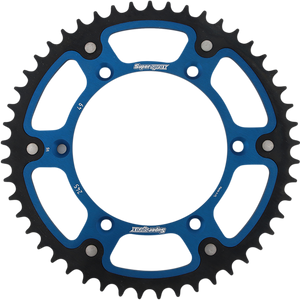 SUPERSPROX Stealth Rear Sprocket - 49 Tooth - Blue - Yamaha RST-245-49-BLU