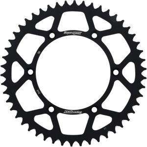 SUPERSPROX Rear Sprocket - Black - Yamaha - 50 Tooth RAL-245-50-BLK