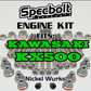 KX500 Engine Rebuild Bolt Kit for Kawasaki KX 500 Specbolt Nickel Wurks Ti Look
