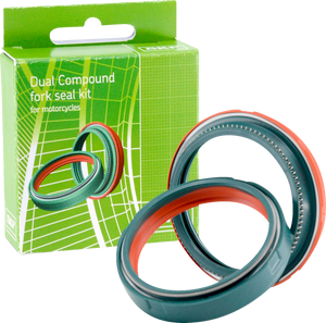 SKF Fork Dual Compound Kit - 46 mm x 58.15 mm x 8.5 mm - Green DUAL-46K