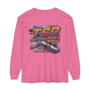 Two-Strokes Only (TSO) Long Sleeve T-Shirt — Retro Racing Graphic