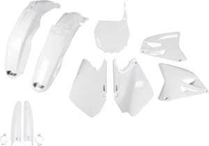 UFO Body Kit - White - Suzuki - RM '01-'05 SUKIT402F@041