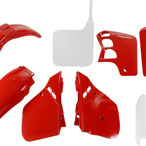 UFO Body Kit - '89 OEM Red/White - Honda - CR '89-'90 HOKIT091F@999