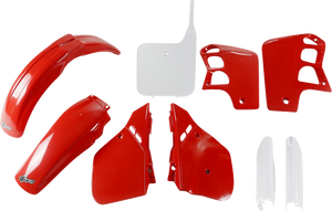 UFO Body Kit - '89 OEM Red/White - Honda - CR '89-'90 HOKIT091F@999