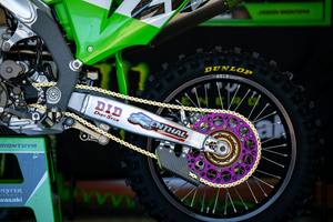 RENTHAL Rear Sprocket - Aluminum - 51 Tooth - Purple - Kawasaki/Suzuki 112U-520-51GEPE
