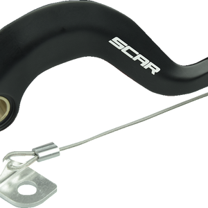 SCAR RACING Rear Brake Pedal - Black - Yamaha YZ 125/250 RBP101BK