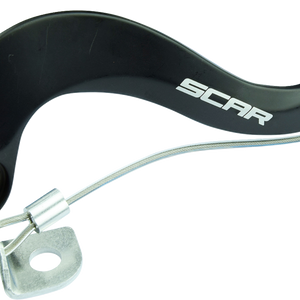 SCAR RACING Rear Brake Pedal - Black - Yamaha YZ/WR RBP103BK