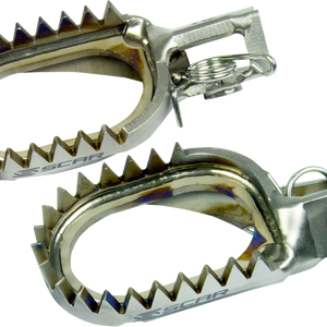 SCAR RACING Anti-Mud Foot Pegs - Titanium - Beta RR/RX S7516AM