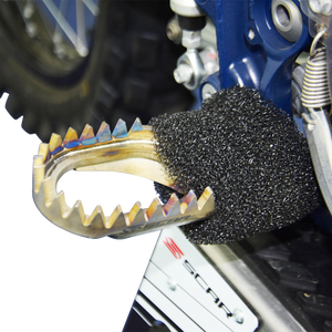 SCAR RACING Anti-Mud Foot Pegs - Titanium - KTM/Husqvarna/Gas Gas S5517AM