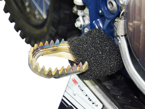 SCAR RACING Anti-Mud Foot Pegs - Titanium - KTM/Husqvarna/Gas Gas S5517AM