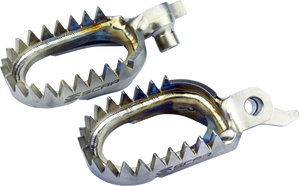 SCAR RACING Anti-Mud Foot Pegs - Titanium - Yamaha WR/YZ S1517AM