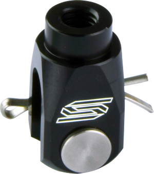 SCAR RACING Rear Brake Clevis - Black - Beta/Kawasaki BC301BK