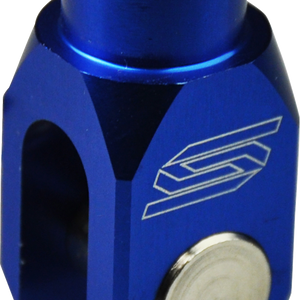 SCAR RACING Rear Brake Clevis - Blue - Suzuki/Yamaha BC101B