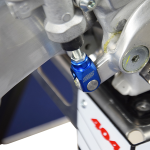 SCAR RACING Rear Brake Clevis - Blue - Suzuki/Yamaha BC101B