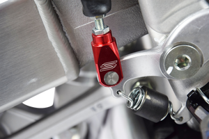 SCAR RACING Rear Brake Clevis - Red - Honda CR/F BC201R