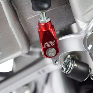 SCAR RACING Rear Brake Clevis - Red - Honda CR/F BC201R